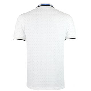 White Blue Polo Shirt Alpha 2